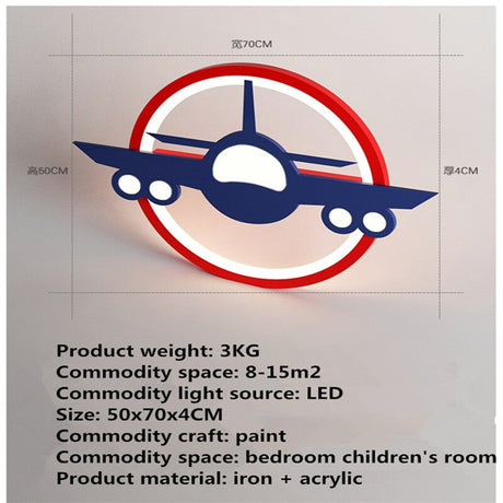 Airplane Ceiling Light - Illuminate Your Space in Style.-ChandeliersDecor