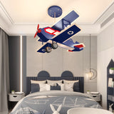 Airplane LED Hanging Light for Kids Room-ChandeliersDecor