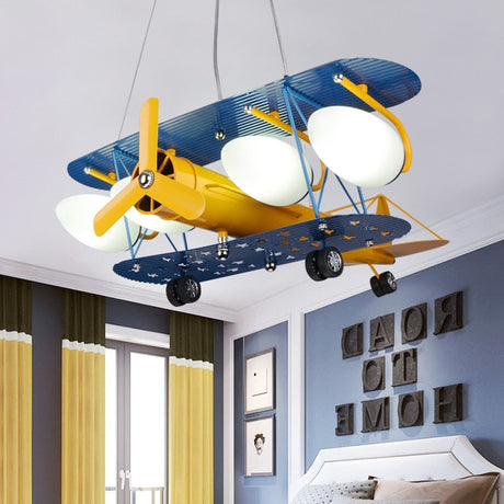 Airplane LED Light with Fan - Enjoy Comfortable Lighting-ChandeliersDecor