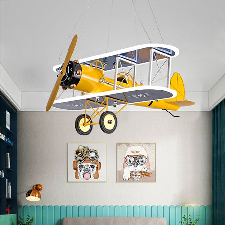 Airplane LED Pendant Light for Kids Nursery-ChandeliersDecor