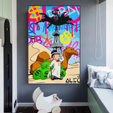 Alec Monopoly Art: Discover Oil Millionaire-ChandeliersDecor