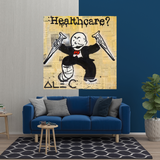 Alec Monopoly Art in Healthcare Medical Newspaper-ChandeliersDecor