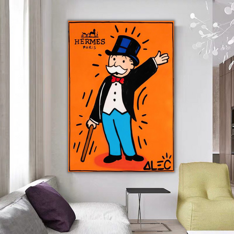 Alec Monopoly Hermes: Magician Art for Unique Wall Decor