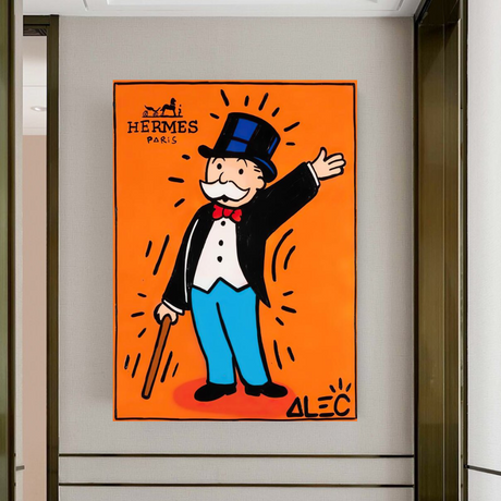 Alec Monopoly Hermes: Magician Art for Unique Wall Decor