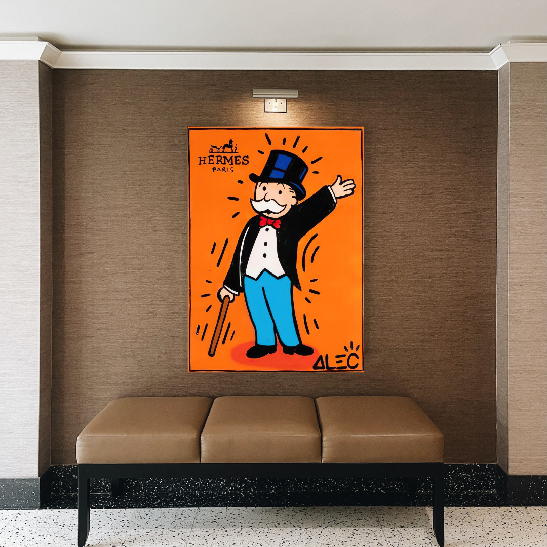 Alec Monopoly Hermes: Magician Art for Unique Wall Decor