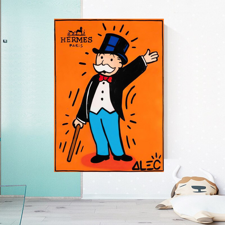 Alec Monopoly Hermes: Magician Art for Unique Wall Decor