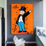 Alec Monopoly Hermes: Magician Art for Unique Wall Decor