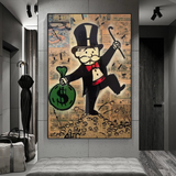 Alec Monopoly Magician Millionaire Art by Money Man