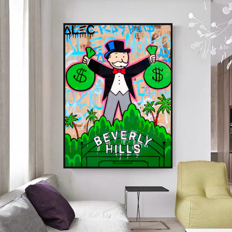 Alec Monopoly Man Holding Bag - Find Exclusive Artworks