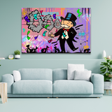 Alec Monopoly Man Hoops: Exclusive urban art inspiration-ChandeliersDecor