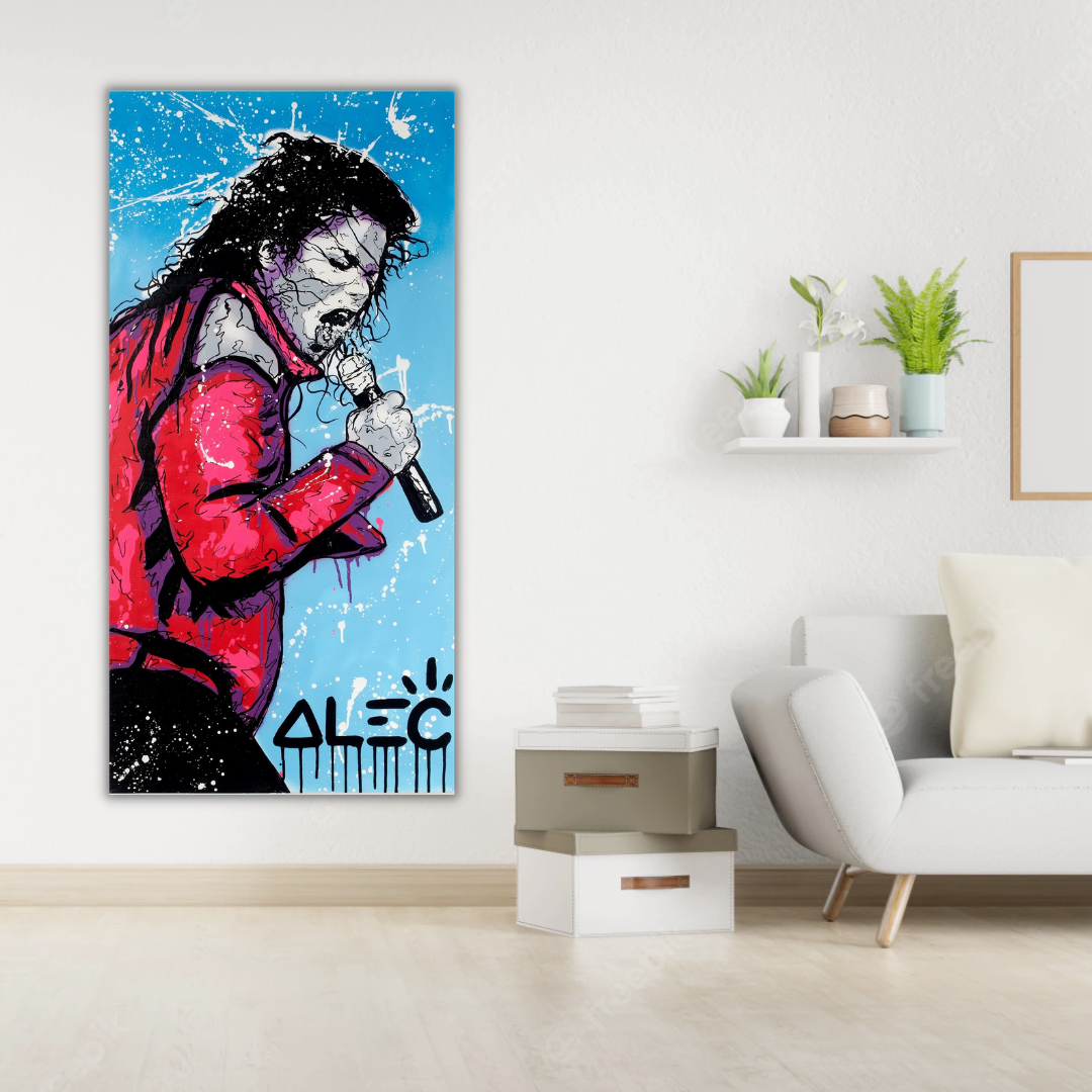 Alec Monopoly : Affiche de Michael Jackson - Collection d'art