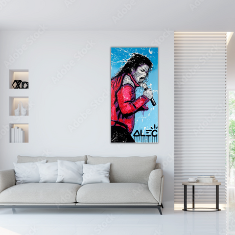 Alec Monopoly: Michael Jackson Poster ‚Äì Art Collection-ChandeliersDecor