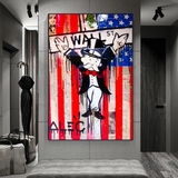 Alec Monopoly Millionaire Wall Street USA Canvas Wall Art-ChandeliersDecor