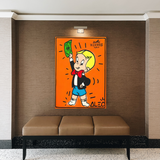 Alec Monopoly Richie Rich Money Man Canvas Print-ChandeliersDecor