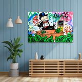 Alec Monopoly Stock Broker Art: Millionaire Canvas Print-ChandeliersDecor