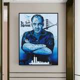 Alec Monopoly Tony Soprano Hollywood Series Canvas Wall Art-ChandeliersDecor