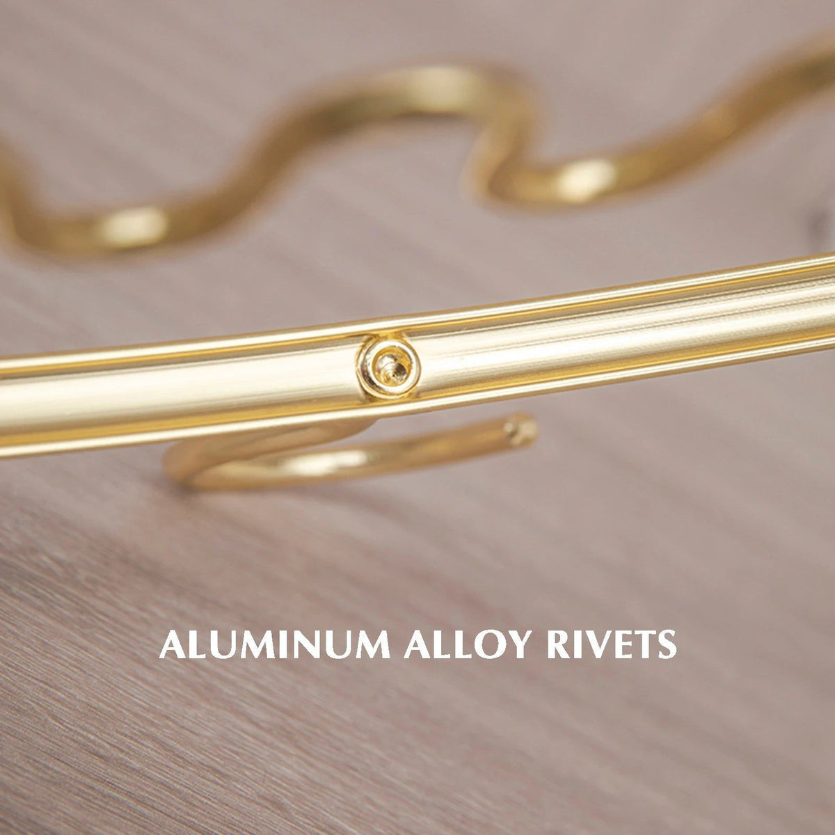 Aluminum Alloy Wave Shaped 5pcs Clothes Hanger-GraffitiWallArt