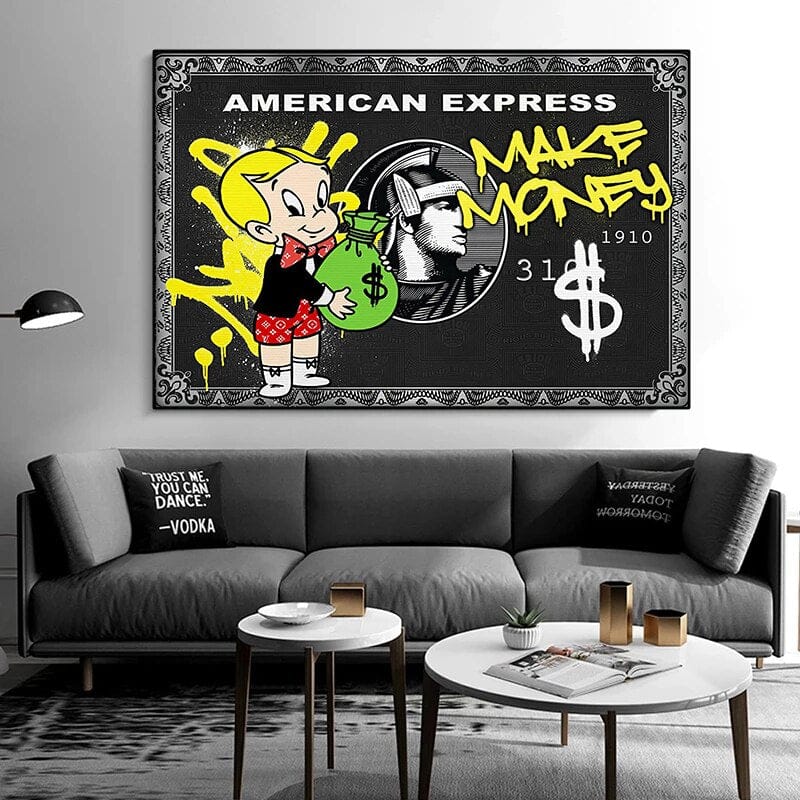 American Express Make Money: The Richie Rich Poster-ChandeliersDecor