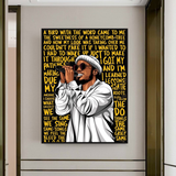 Anderson Paak Singer Rapper Canvas Wall Art-ChandeliersDecor