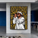 Anderson Paak Singer Rapper Canvas Wall Art-ChandeliersDecor