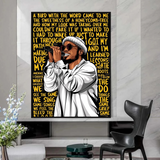 Anderson Paak Singer Rapper Canvas Wall Art-ChandeliersDecor