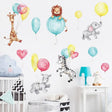 Animals hanging from Balloons Wall sticker | Nursery Wall Murals | Gifts for kids