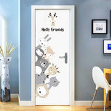 Animals and Stars Wall Decal for Kids | Kids Room Wall Sticker