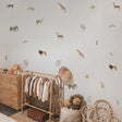 Animals Boho Leaves Kids Wall Stickers - Creative Room Decor-ChandeliersDecor