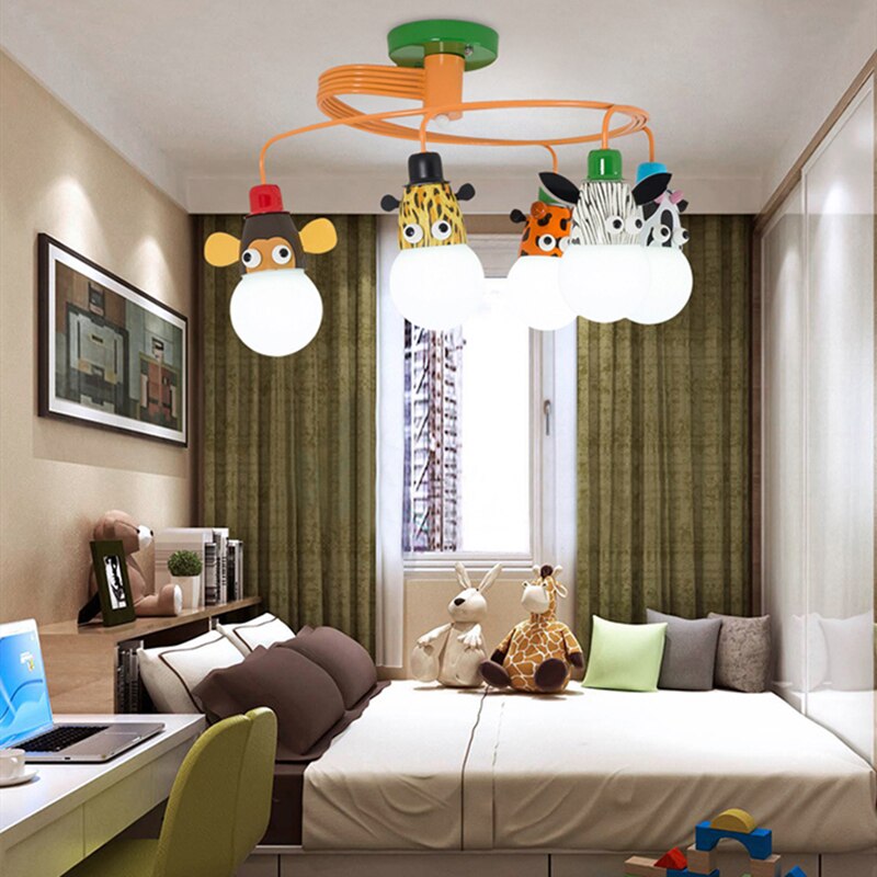 Animals LED Pendant Lamp For Kids Room-ChandeliersDecor