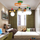 Animals LED Pendant Lamp For Kids Room-ChandeliersDecor