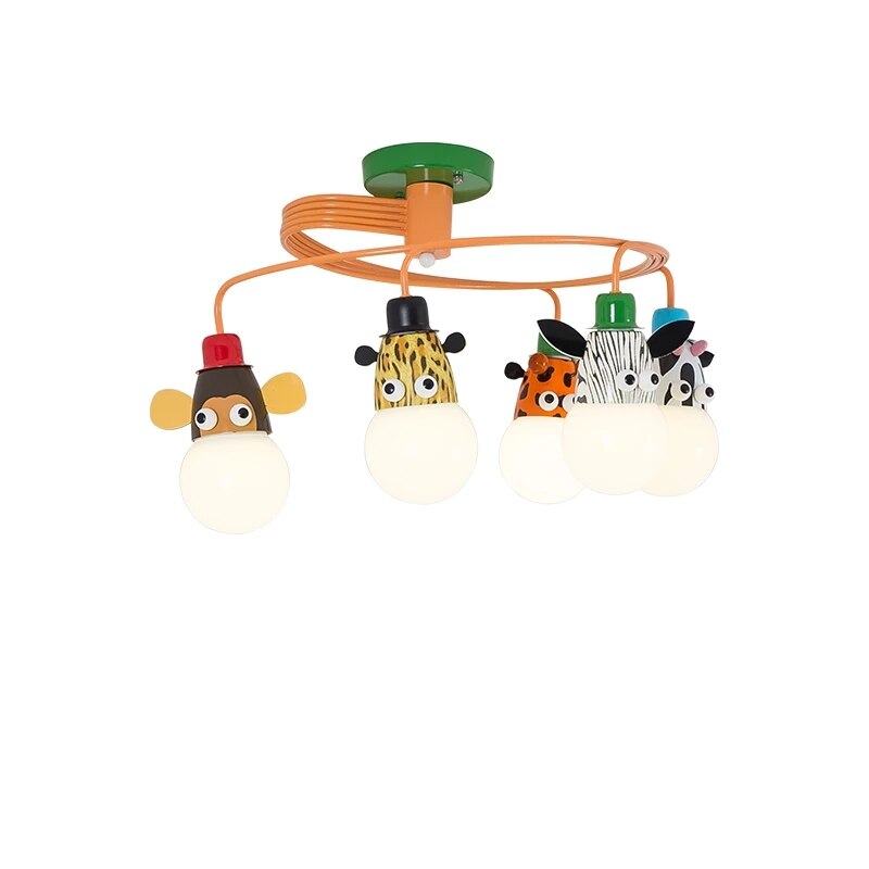 Animals LED Pendant Lamp For Kids Room-ChandeliersDecor