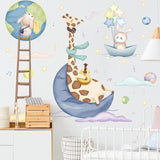 Animals Party Wall Sticker | Animals Wall Decor | Animal Stickers for Kids room | Home Decoration Wallpapers