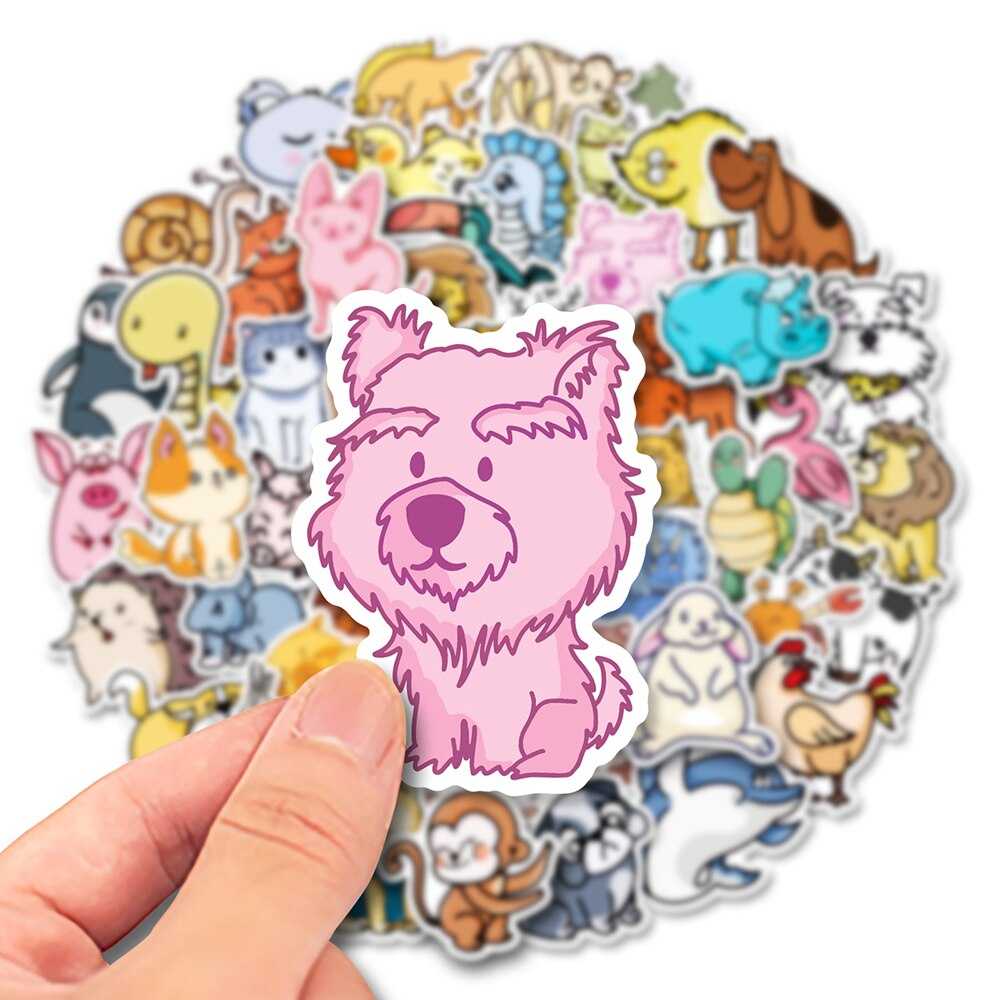 Animals Stickers Pack - Enjoy Adorable Animal Designs!-ChandeliersDecor