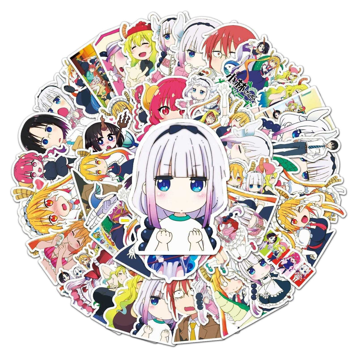 Animation Dragon Maid Stickers Pack-ChandeliersDecor