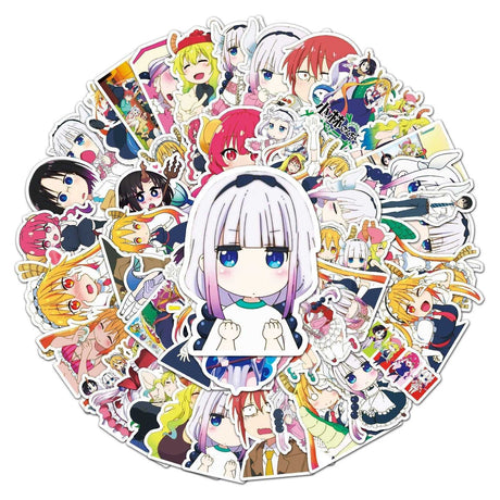 Animation Dragon Maid Stickers Pack-ChandeliersDecor