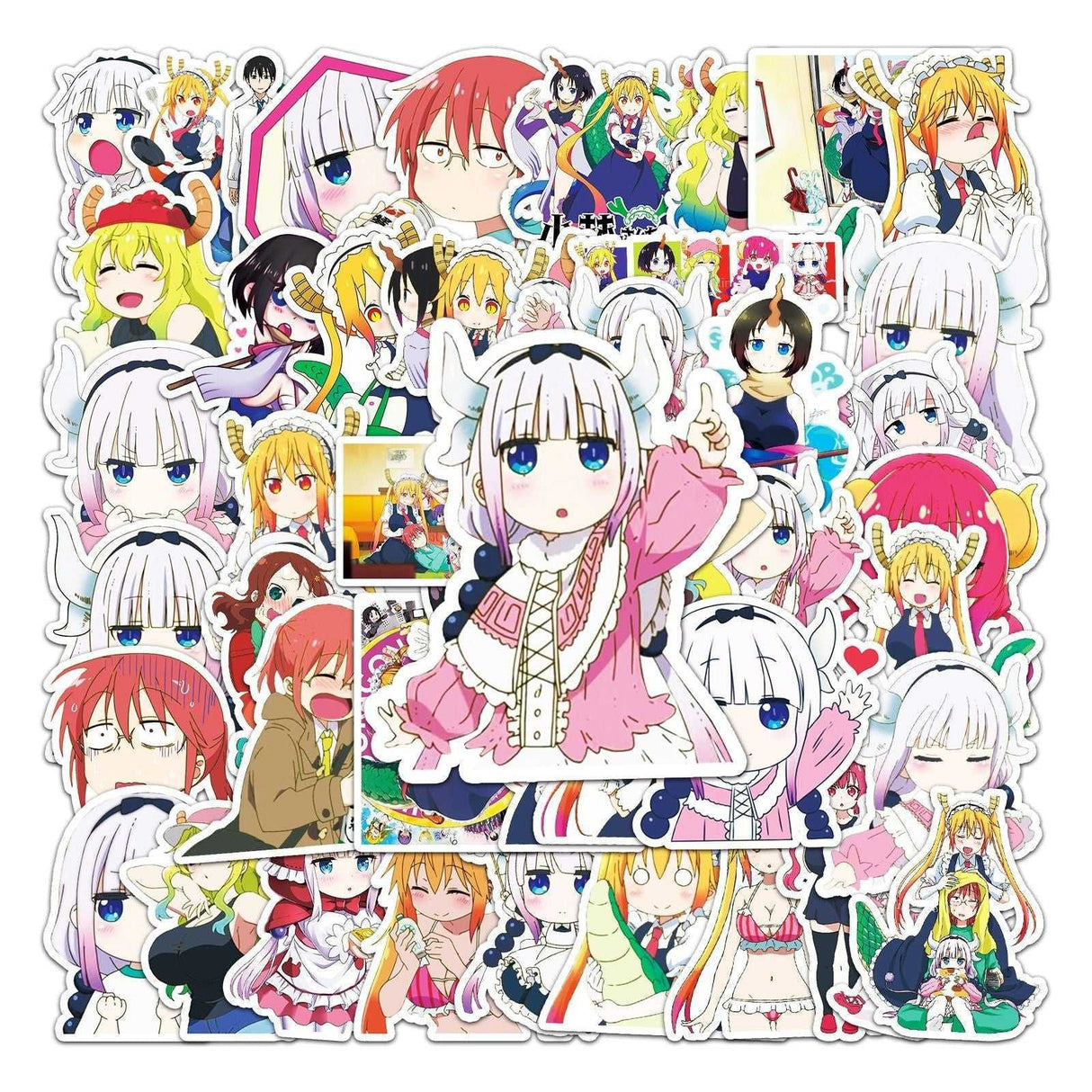 Animation Dragon Maid Stickers Pack-ChandeliersDecor