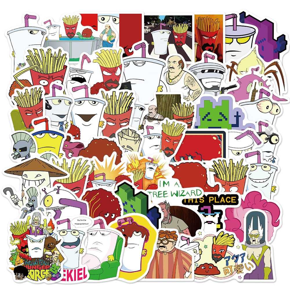 Aqua Teen Hunger Force Stickers: Quirky Collectibles-ChandeliersDecor