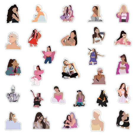 Ariana Grande Stickers - Express Your Fandom-ChandeliersDecor