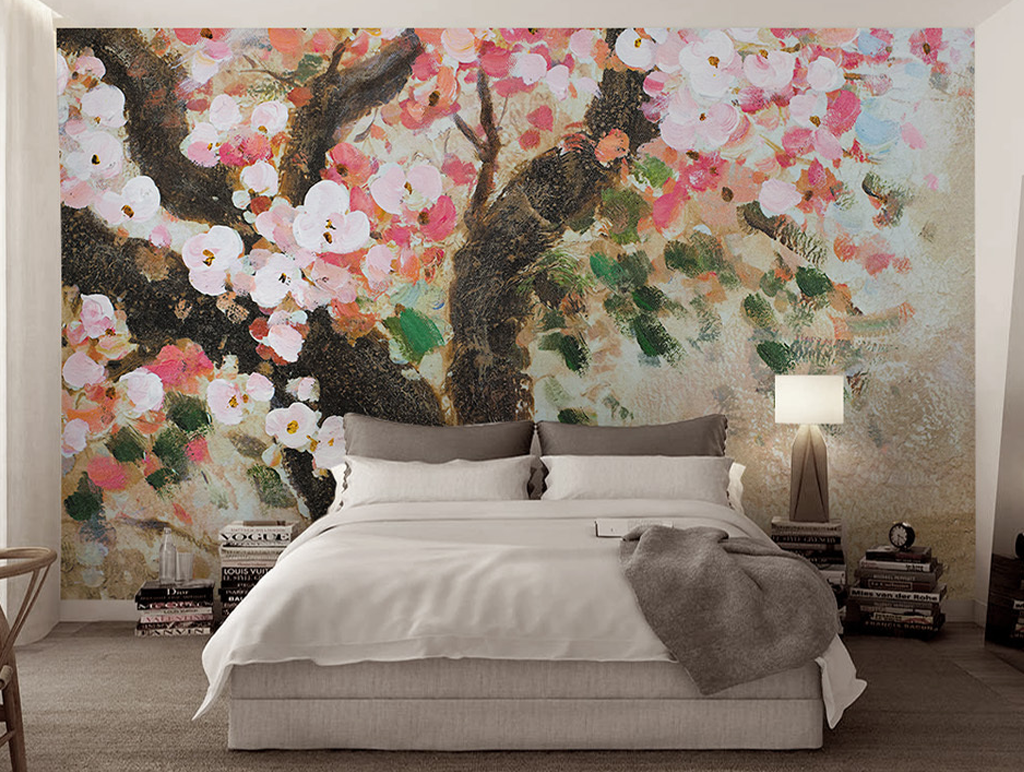 Artistic Tree Large Wallpaper Murals-ChandeliersDecor