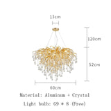 Artpad Rectangular Crystal Chandelier-ChandeliersDecor