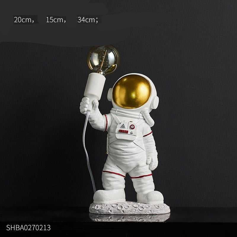 Astronaut Model Night Light Resin Bedside Table Lamp-ChandeliersDecor