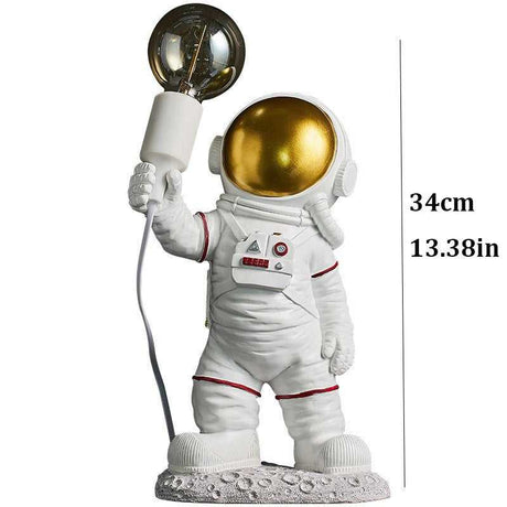 Astronaut Model Night Light Resin Bedside Table Lamp-ChandeliersDecor