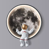 Astronaut on Moon Wall Light: Illuminate with Space-ChandeliersDecor