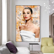 Audrey Hepburn Beauty Queen Art: Captivating and Timeless