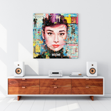 Audrey Hepburn Classic Canvas Art - Exquisite Reproduction-ChandeliersDecor