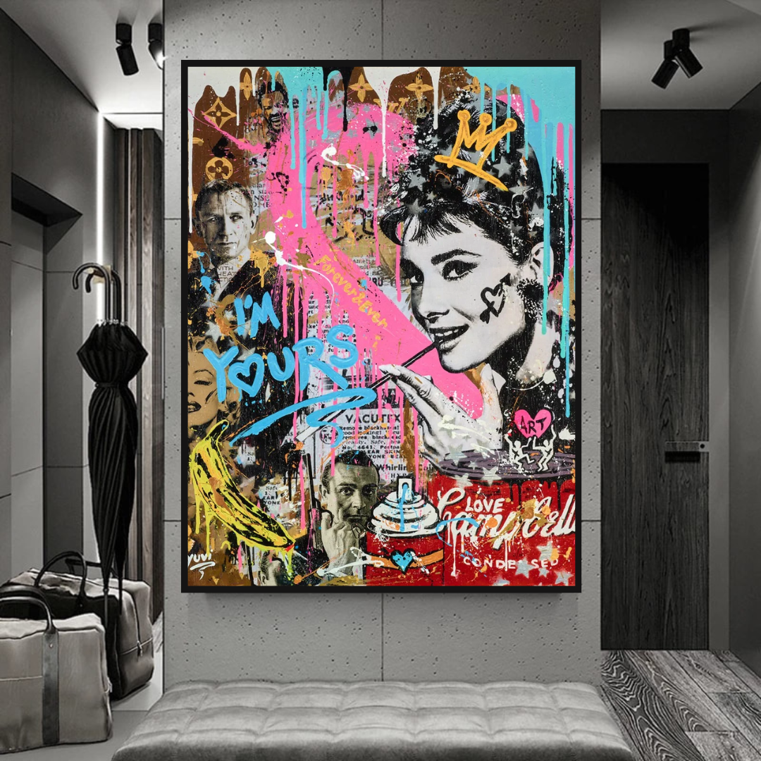 Audrey Hepburn Poster - Authentic Tribute Art-ChandeliersDecor