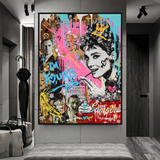 Audrey Hepburn Poster - Authentic Tribute Art-ChandeliersDecor