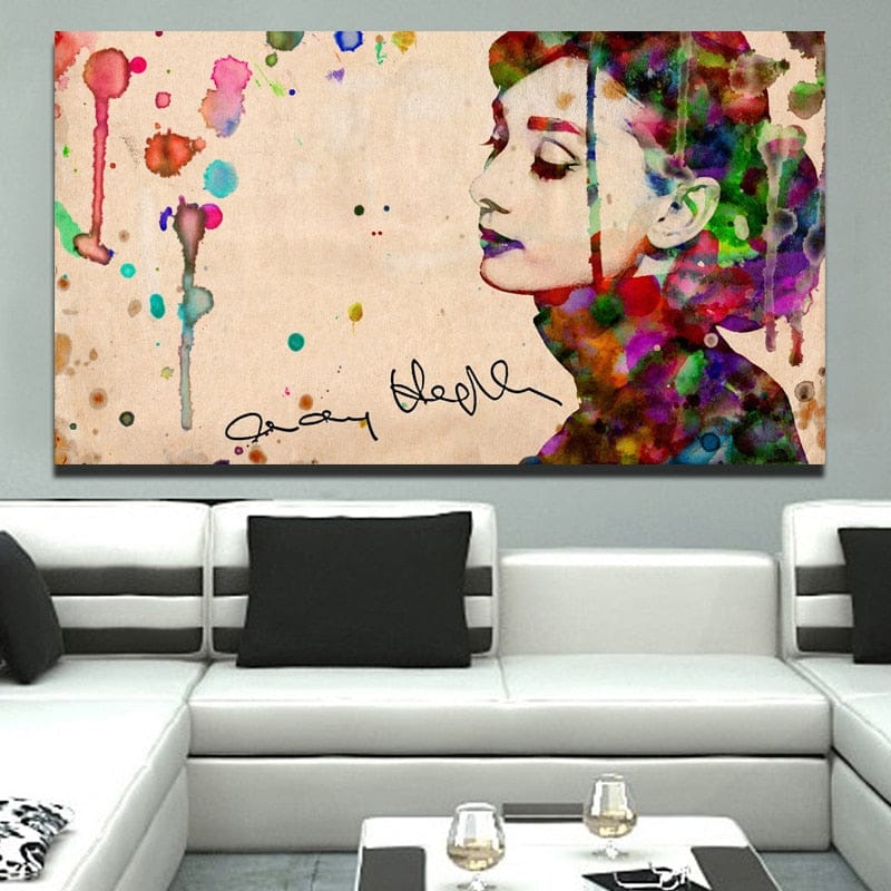 Audrey Hepburn Wall Art - Premium Prints Decor-ChandeliersDecor