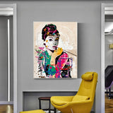 Audrey Hepburn Wall Art - Timeless Elegance-ChandeliersDecor