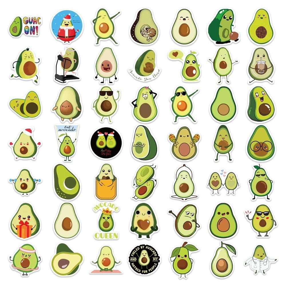 Avocado Stickers Pack-ChandeliersDecor